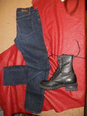 jeans and boots