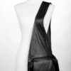 Leather Vest Bag - over shoulder