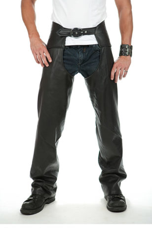 Leather Full Chaps for Men by Lissa Hill