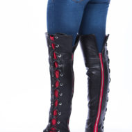 lace up half chaps