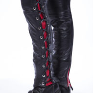 lace up half chaps
