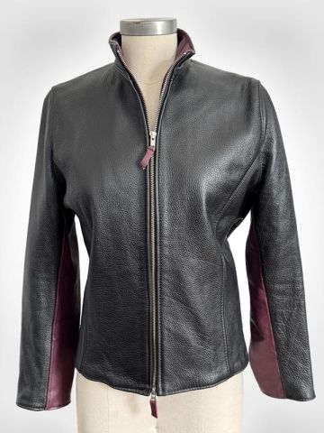 Women’s Custom Long Line Cafe Racer Jacket